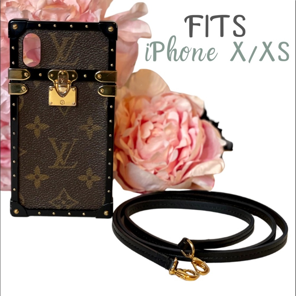 Authentic Louis Vuitton Eye Trunk with Strap for iPhone X/XS